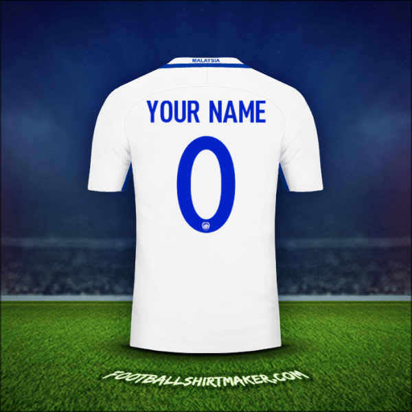 Jersey Malaysia 2016/17 Away -  your name - 0