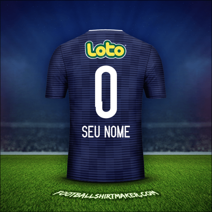 Camisa Universidad de Chile 2017/18 -  seu nome - 0