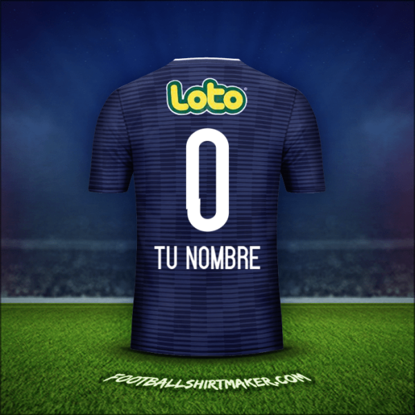 Camiseta Universidad de Chile 2017/18 -  tu nombre - 0