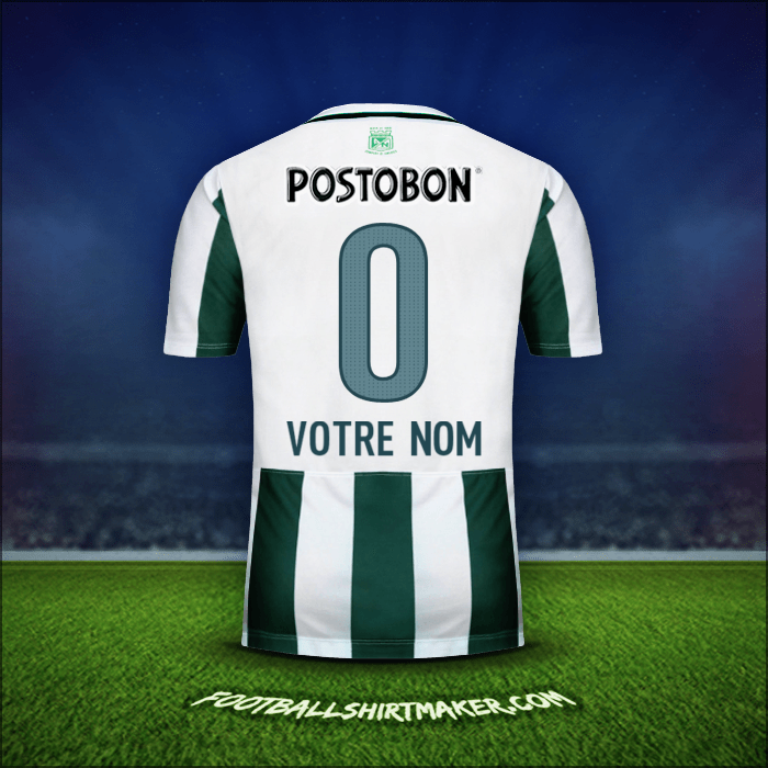 Maillot Atletico Nacional 2015 -  votre nom - 0