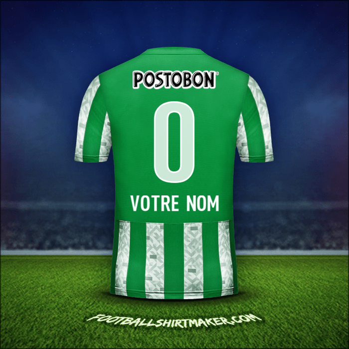 Maillot Atletico Nacional 2014 -  votre nom - 0