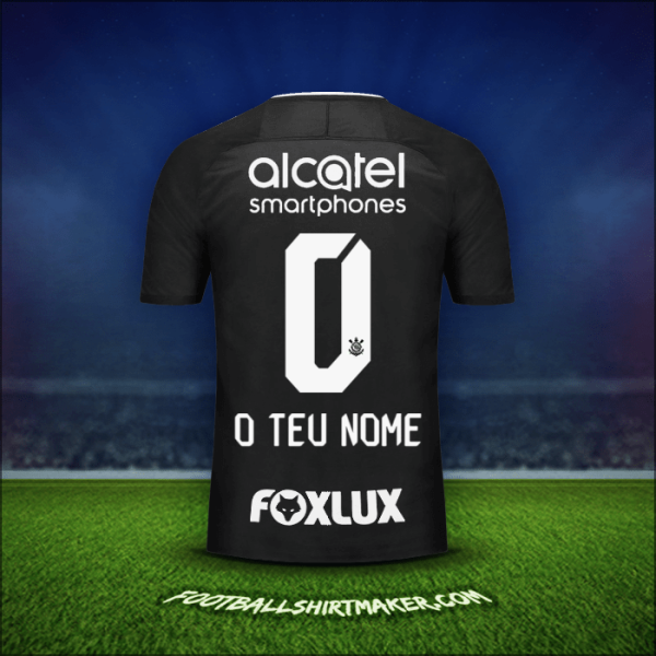 Camisola Corinthians 2017/18 Alternativa -  o teu nome - 0