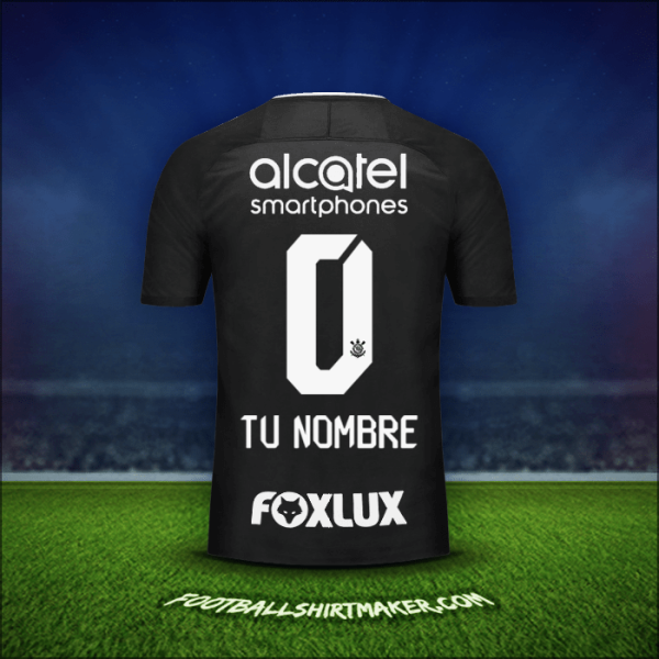 Jersey Corinthians 2017/18 Visita -  tu nombre - 0