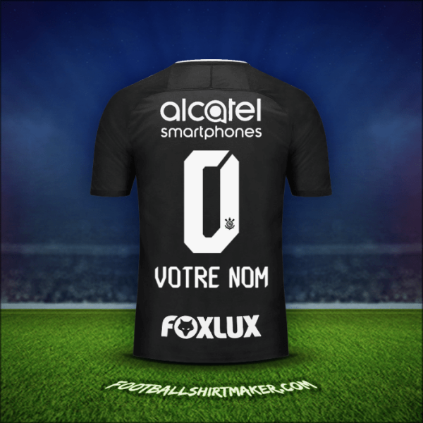 Maillot Corinthians 2017/18 Extérieur -  votre nom - 0
