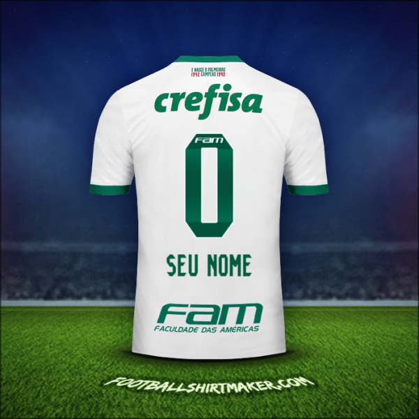 Camisa Palmeiras 2017 Alternativa -  seu nome - 0