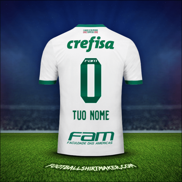 Maglia Palmeiras 2017 Seconda -  tuo nome - 0