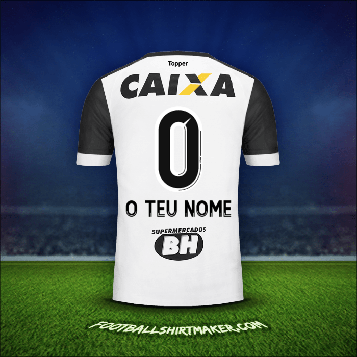 Camisola Atletico Mineiro 2017 Alternativa -  o teu nome - 0