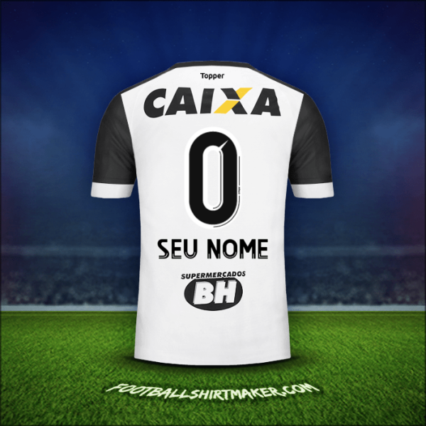 Camisa Atletico Mineiro 2017 Alternativa -  seu nome - 0