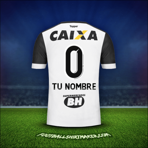 Jersey Atletico Mineiro 2017 Visita -  tu nombre - 0