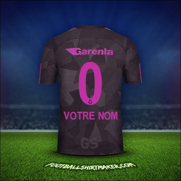 Maillot Galatasaray SK 2017/18 Troisième -  votre nom - 0