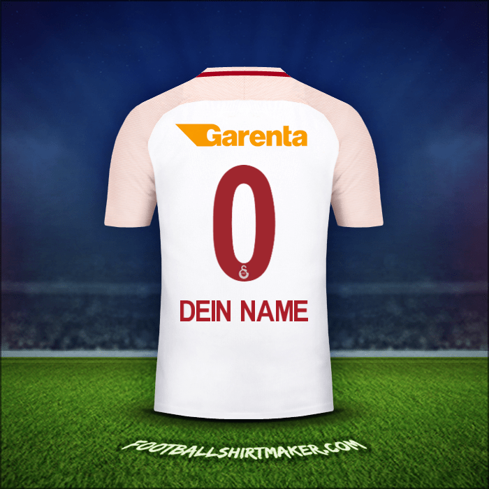 Trikot Galatasaray SK 2017/18 Auswärts -  dein name - 0
