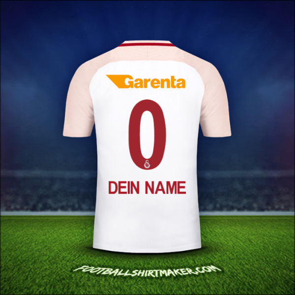 Trikot Galatasaray SK 2017/18 Auswärts -  dein name - 0