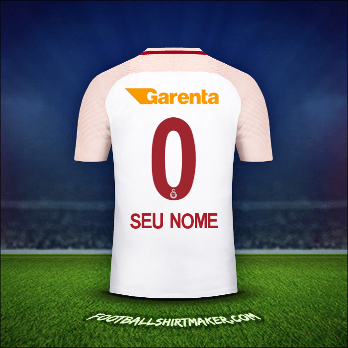 Camisa Galatasaray SK 2017/18 Alternativa -  seu nome - 0