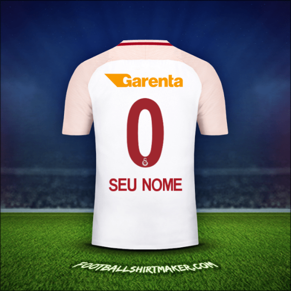 Camisa Galatasaray SK 2017/18 Alternativa -  seu nome - 0