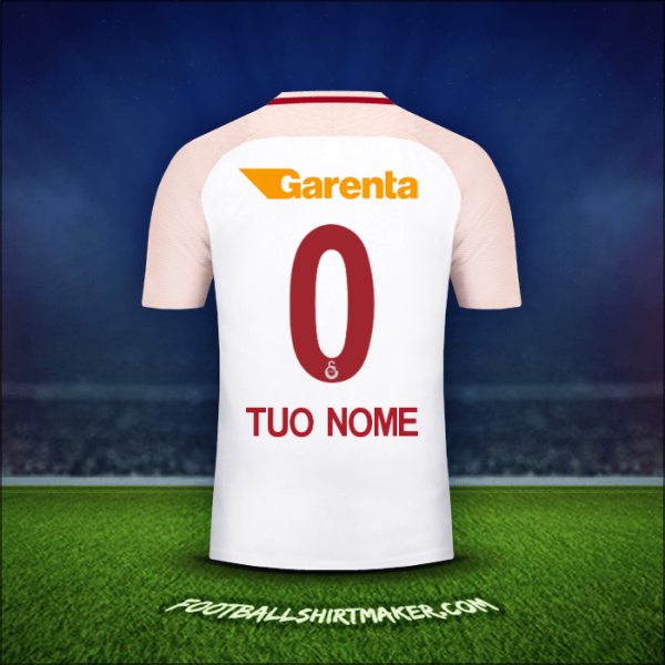 Maglia Galatasaray SK 2017/18 Seconda -  tuo nome - 0
