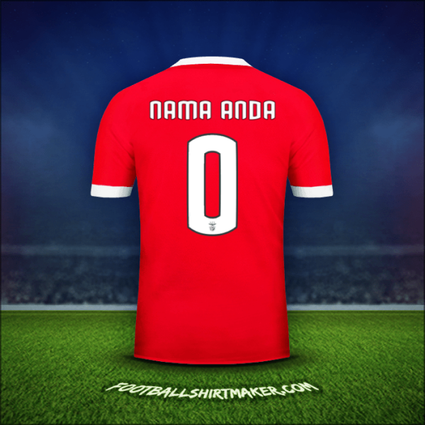 Jersey SL Benfica Cup 2017/18 -  nama anda - 0