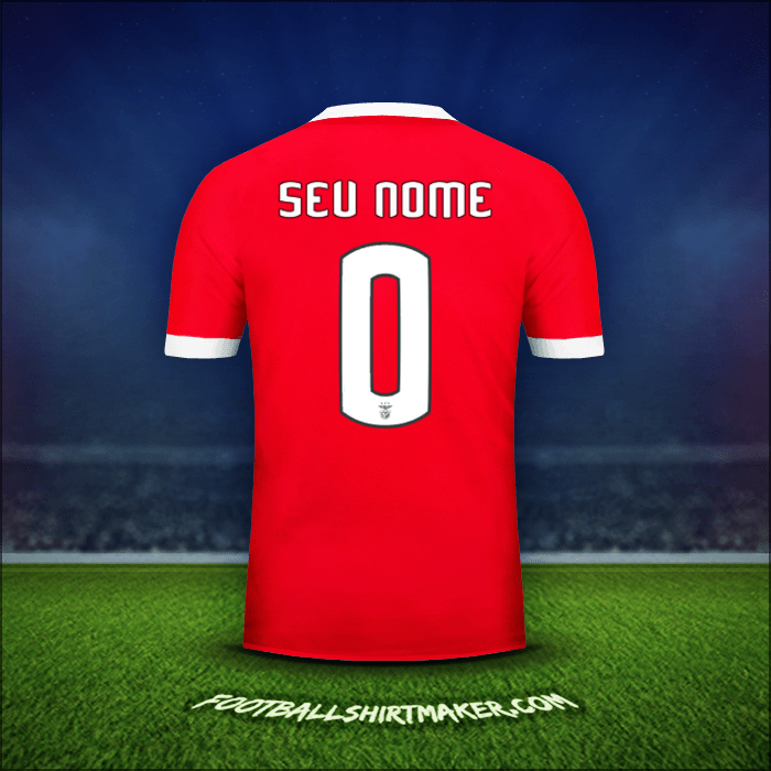 Camisa SL Benfica Cup 2017/18 -  seu nome - 0