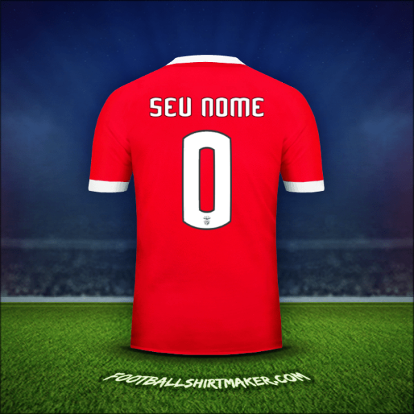 Camisa SL Benfica Cup 2017/18 -  seu nome - 0