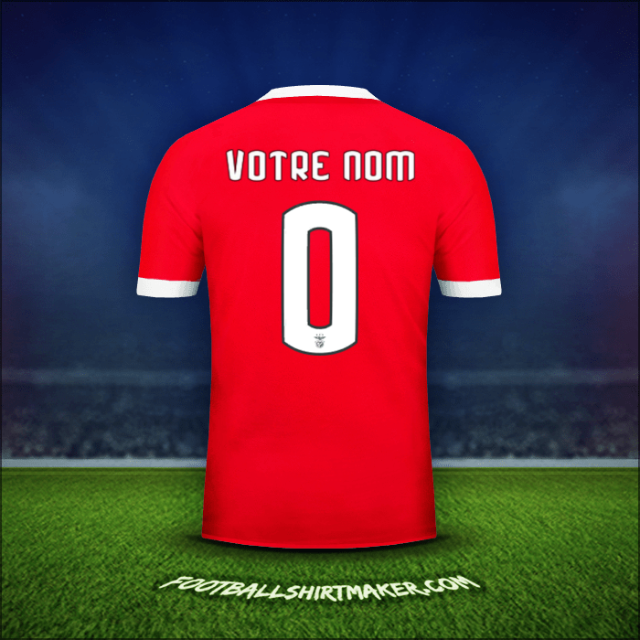 Maillot SL Benfica Cup 2017/18 -  votre nom - 0