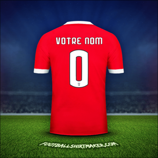 Maillot SL Benfica Cup 2017/18 -  votre nom - 0
