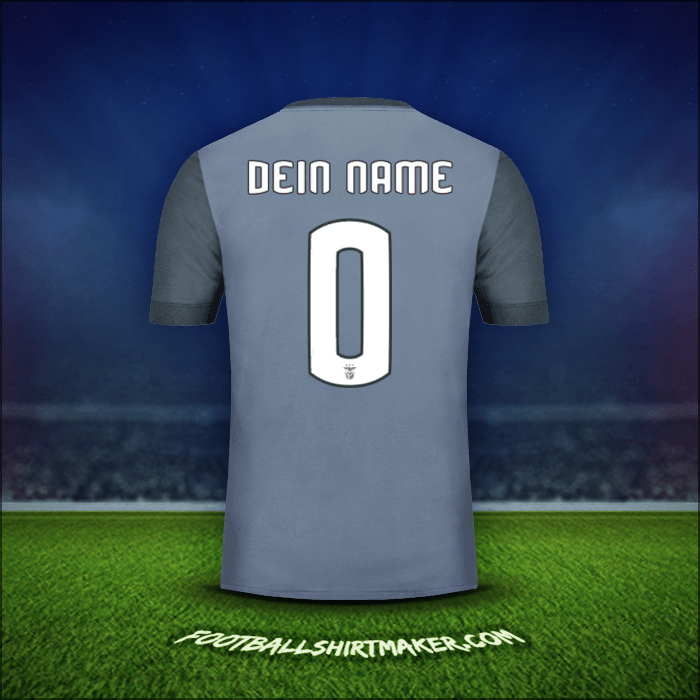 Trikot SL Benfica Cup 2017/18 Auswärts -  dein name - 0