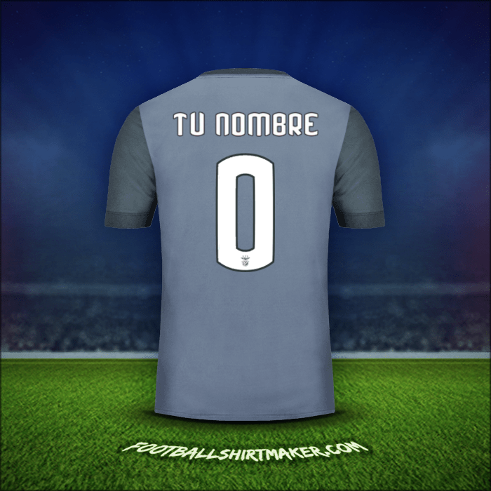 Jersey SL Benfica Cup 2017/18 Visita -  tu nombre - 0