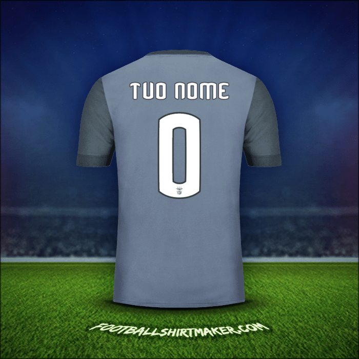Maglia SL Benfica Cup 2017/18 Seconda -  tuo nome - 0