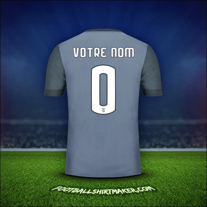 Maillot SL Benfica Cup 2017/18 Extérieur -  votre nom - 0