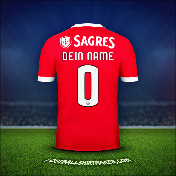 Trikot SL Benfica 2017/18 -  dein name - 0