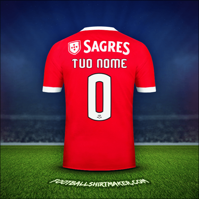 Maglia SL Benfica 2017/18 -  tuo nome - 0