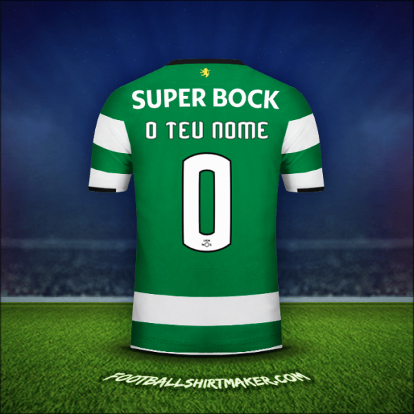 Camisola Sporting Clube 2017/18 -  o teu nome - 0