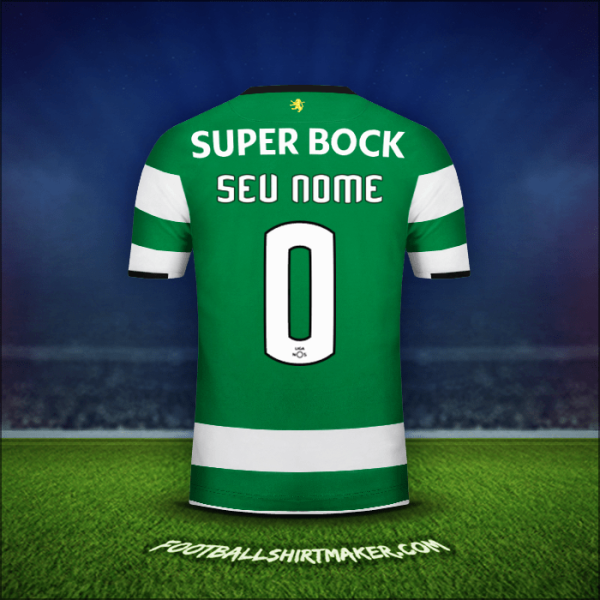 Camisa Sporting Clube 2017/18 -  seu nome - 0