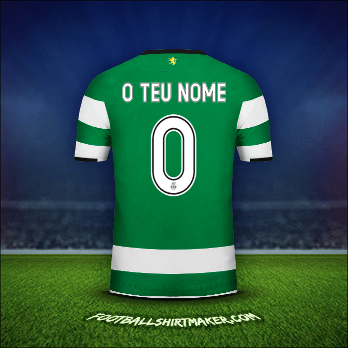 Camisola Sporting Clube Cup 2017/18 -  o teu nome - 0