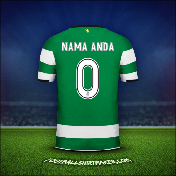 Jersey Sporting Clube Cup 2017/18 -  nama anda - 0