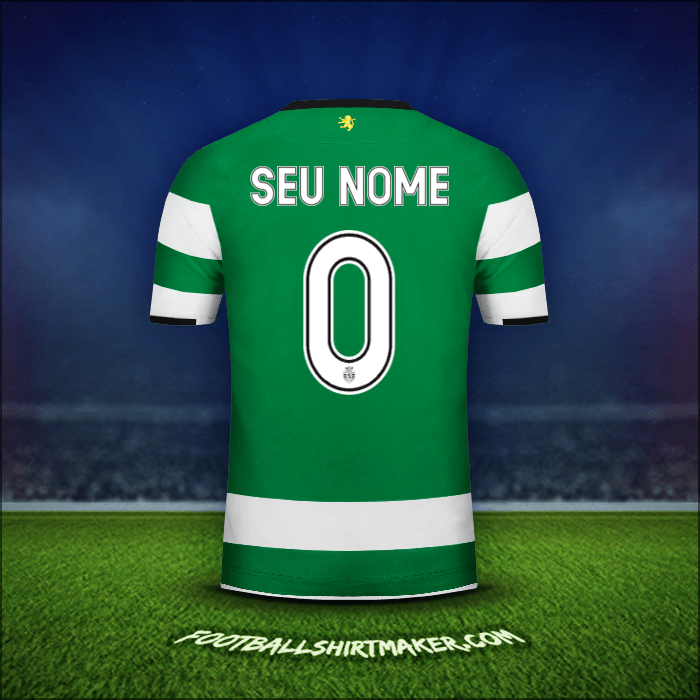 Camisa Sporting Clube Cup 2017/18 -  seu nome - 0
