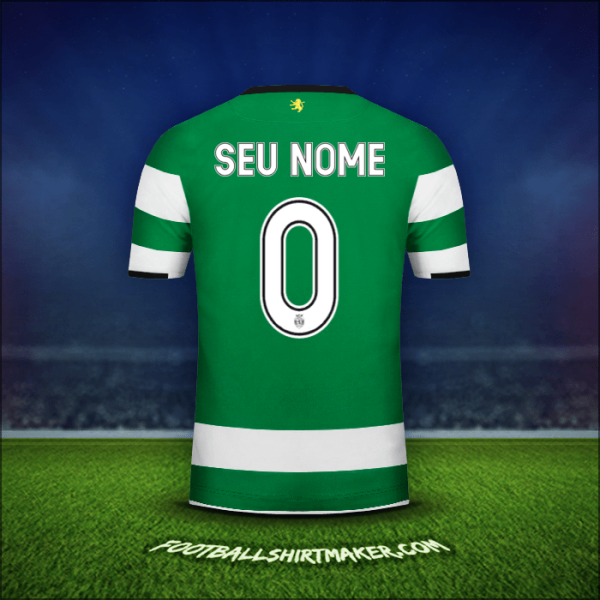 Camisa Sporting Clube Cup 2017/18 -  seu nome - 0
