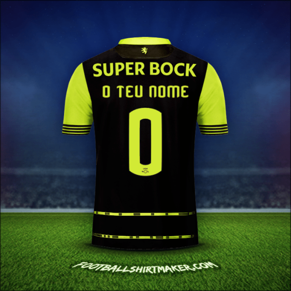 Camisola Sporting Clube 2017/18 Alternativa -  o teu nome - 0
