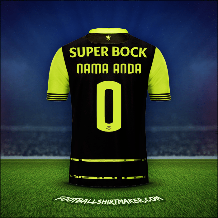 Jersey Sporting Clube 2017/18 Alternatif -  nama anda - 0