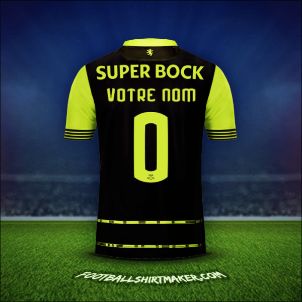 Maillot Sporting Clube 2017/18 Extérieur -  votre nom - 0