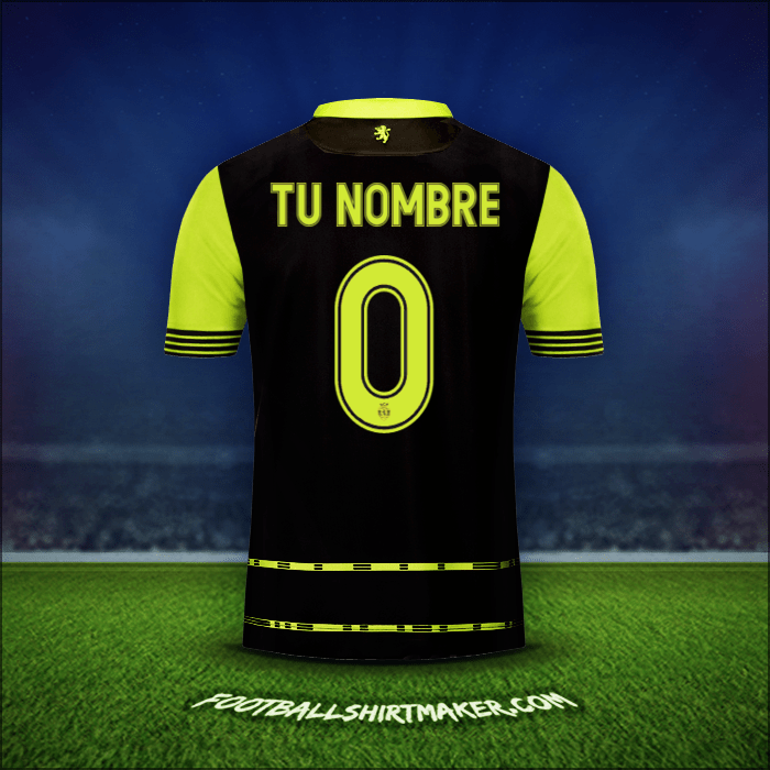 Jersey Sporting Clube Cup 2017/18 Visita -  tu nombre - 0