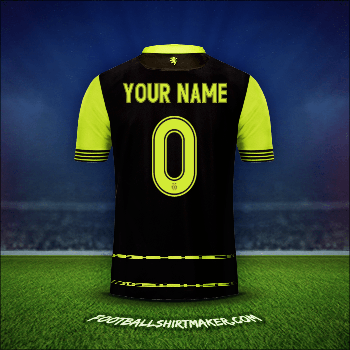 Jersey Sporting Clube Cup 2017/18 Away -  your name - 0
