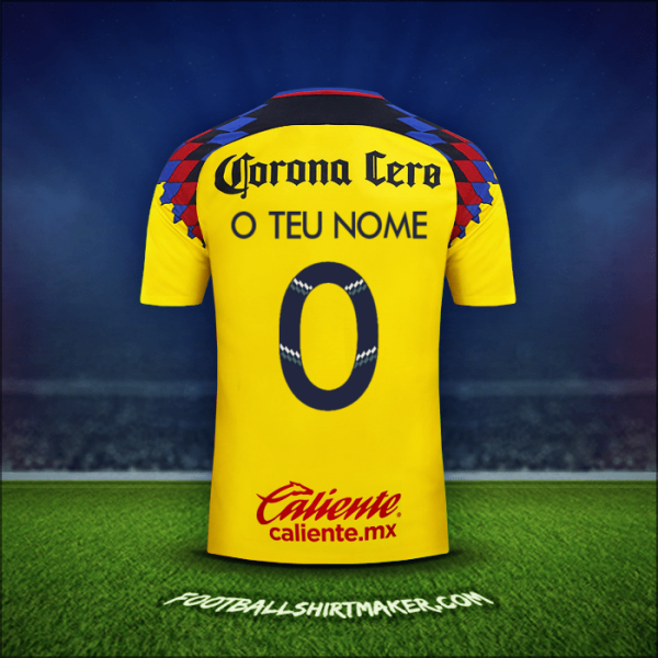 Camisola Club America 2017/18 Terceira -  o teu nome - 0