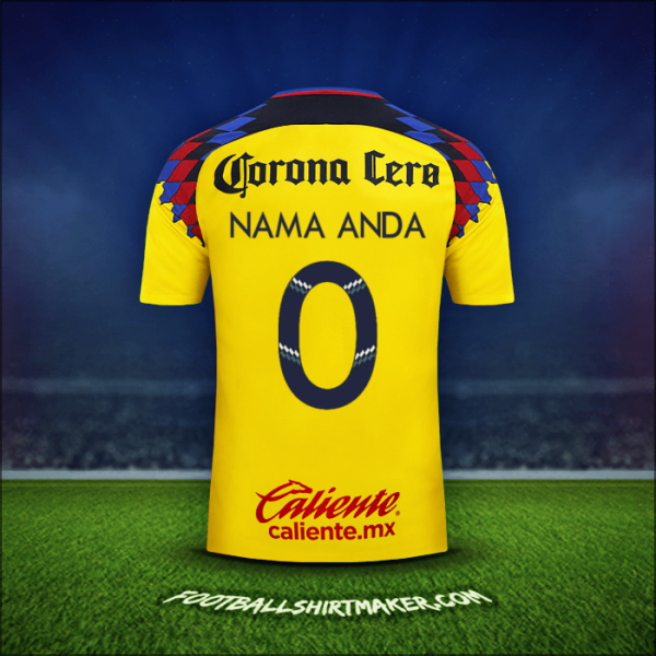 Jersey Club America 2017/18 Ketiga -  nama anda - 0