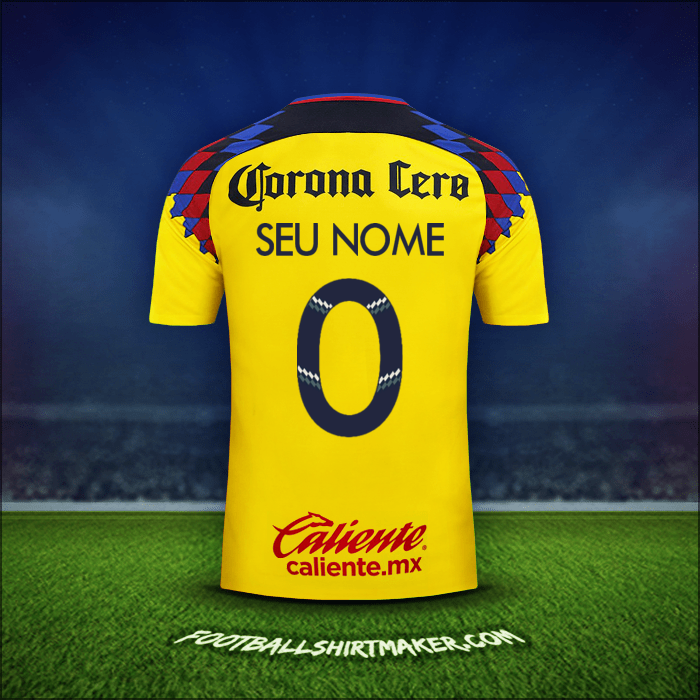 Camisa Club America 2017/18 Terceira -  seu nome - 0