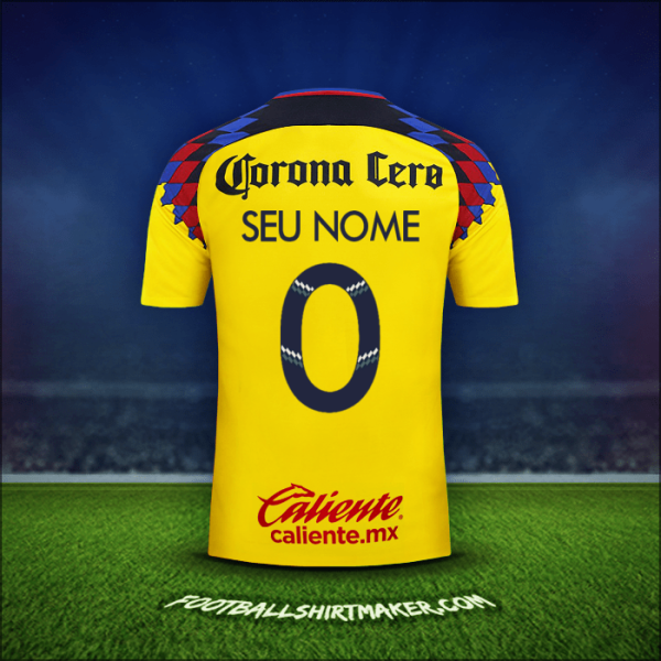 Camisa Club America 2017/18 Terceira -  seu nome - 0