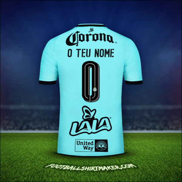 Camisola Santos Laguna 2017/18 Terceira -  o teu nome - 0