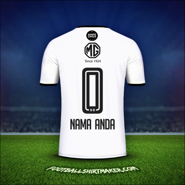 Jersey Colo Colo 2018 -  nama anda - 0