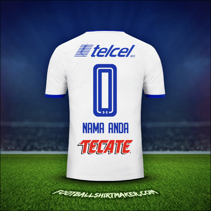 Jersey Cruz Azul 2017/18 Alternatif -  nama anda - 0