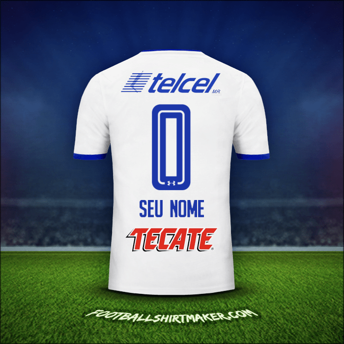 Camisa Cruz Azul 2017/18 Alternativa -  seu nome - 0