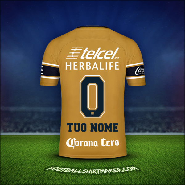 Maglia Pumas UNAM 2017/18 Terza -  tuo nome - 0